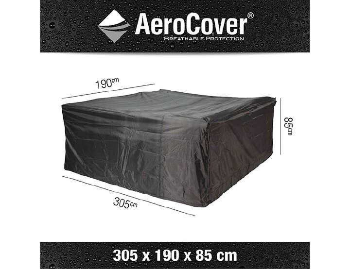 AeroCover Atmungsaktive Schutzhülle für Sitzgruppen 305x190x85 cm